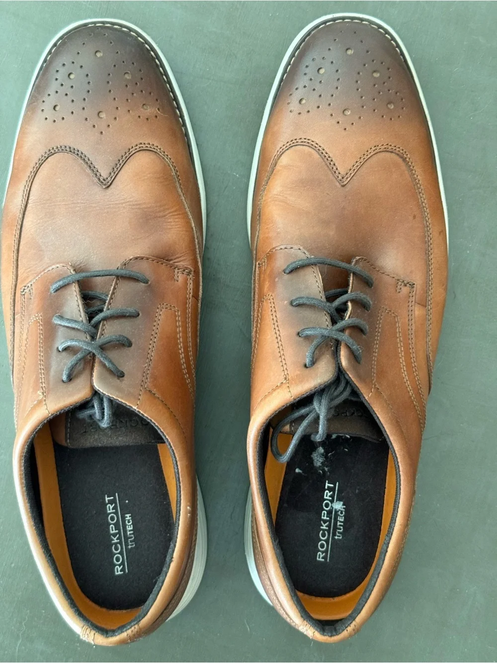 Rockport Total Motion Sports Dress Wingtip Shoes size 15